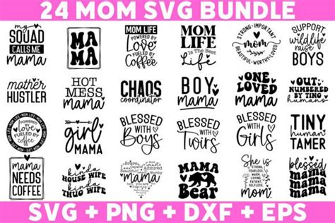 Download Mom Bundle 200 SVG Design Commercial Use