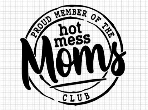Embrace Motherhood in Style with Adorable Mom Decals SVG - Get Creative and Express Your Love for Your Mom Like Never Before!