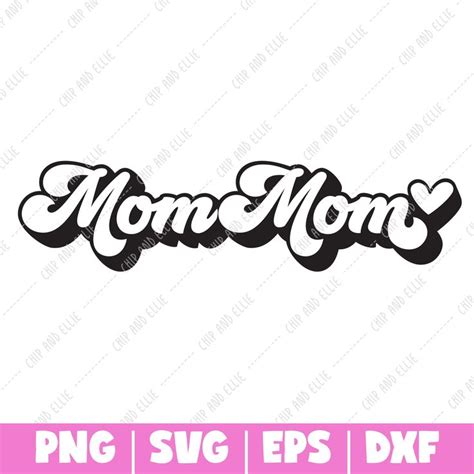 Download Mom Heart Script Files DXF Files
