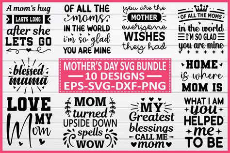 Download Mom Life Mothers Day Svg Bundle Png... Commercial Use For Crafts