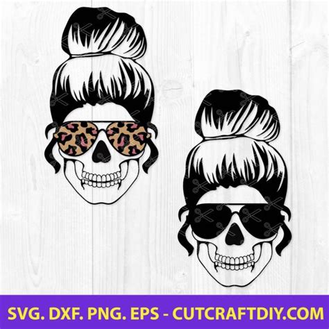 Download Mom Life Skull Set Files DXF Files