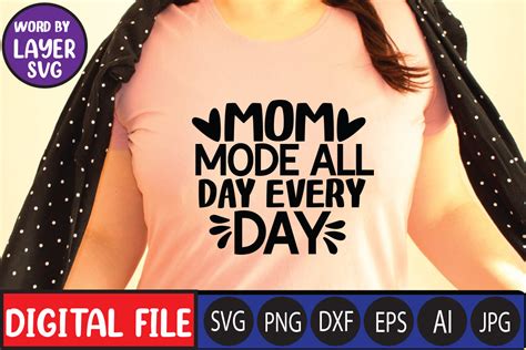 Download Mom Mode Bundle Creativefabrica DXF Files