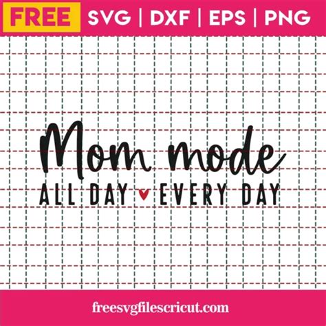 Download Mom Mode Bundle Cricut SVG DXF Files