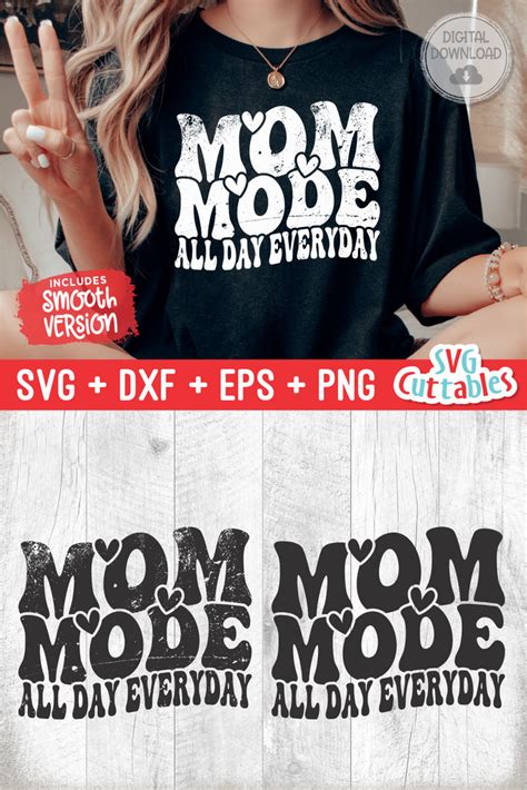 Download Mom Mode Bundle Cut Files