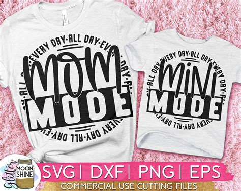 Download Mom Mode Tie Dye Sublimation DXF Files