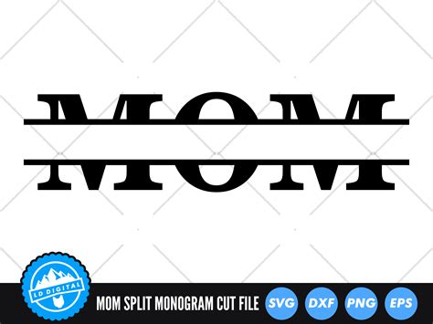 Download Mom Split Monogram - Mothers Day Files