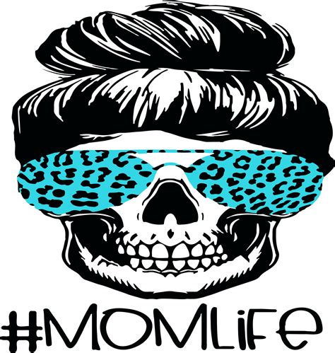 Download Momlife Messy Bun Printable