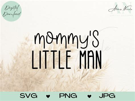 Download Mommy's Little Man SVG File - SVG Design Files