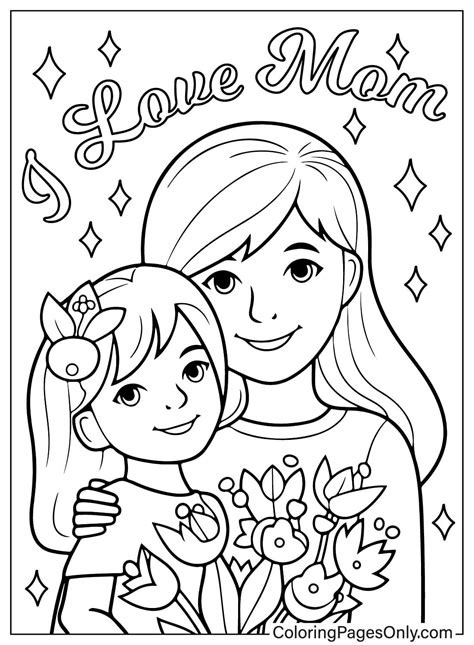 Mommy Coloring Pages