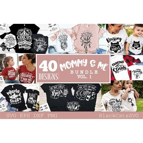 Download Mommy and Me Bundle 40 Designs Vol... Crafts