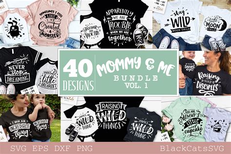 Download Mommy and Me Bundle 40 Designs Vol... Images