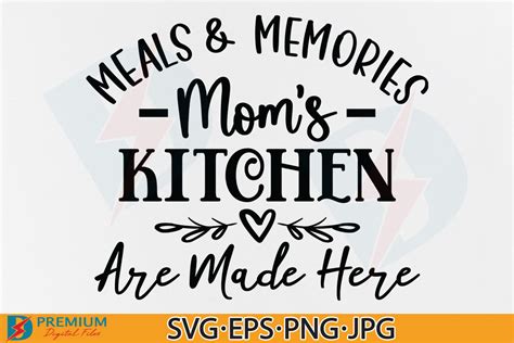 Magnificent Moms Kitchen SVG: Spice up your Creations with this Delightful Design!