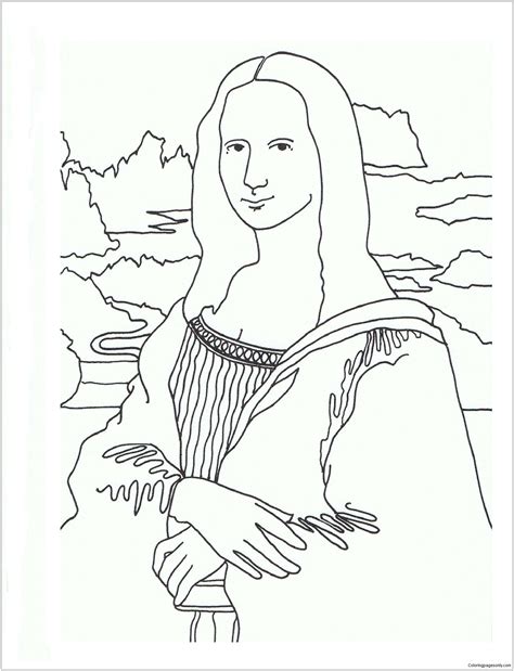 Mona Lisa Printable