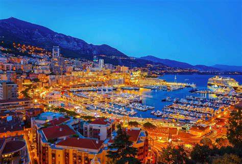 Monaco at Night Tour Route