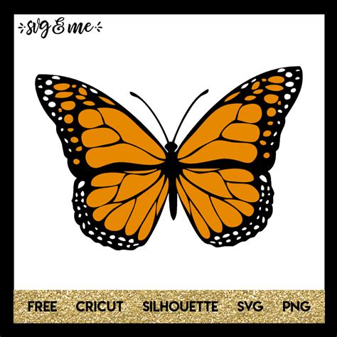 monarch butterfly svg free