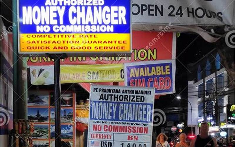 Money Changer Resmi In Bali