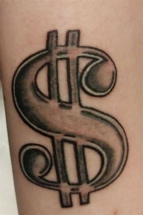 Money Tattoos Money tattoo, Money sign tattoo, Hand tattoos