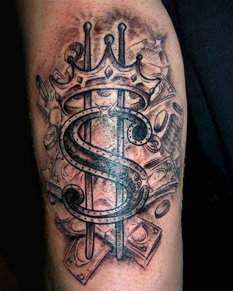 Money Hand Tattoo Ideas