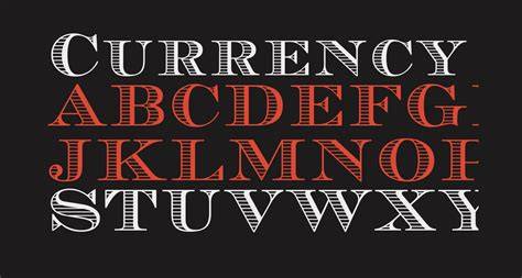 Money Order Font Template