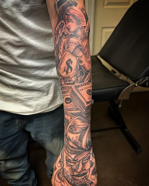 Money Tattoos Sleeve