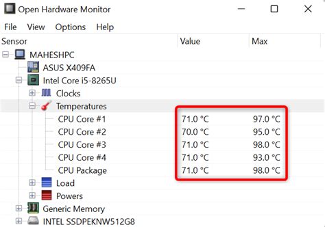 Monitor CPU Temperature Windows 11
