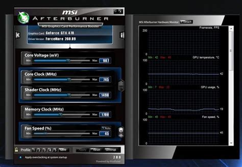 Monitor CPU or GPU with MSI Afterburner
