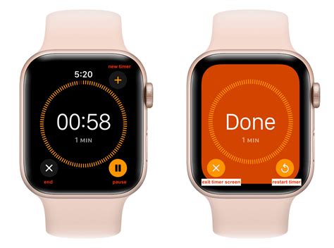 Monitor the timer from your Apple Watch face
