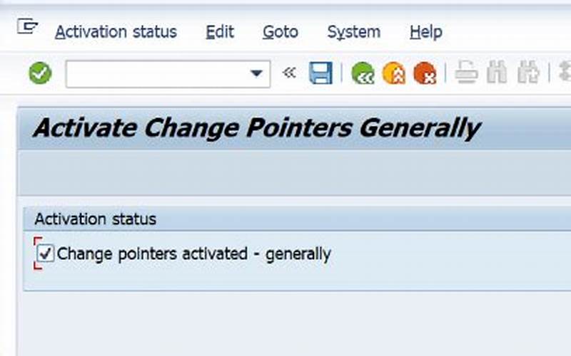 Monitoring Change Pointers In Ecc