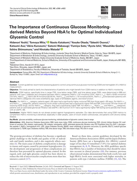 Monitoring Key Health Metrics Beyond Glucose