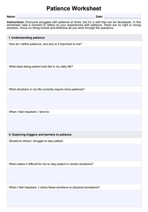 Monitoring and Patience