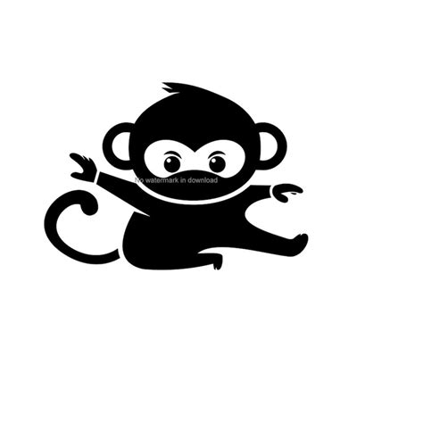 Download Monkey Clipart DXF Files