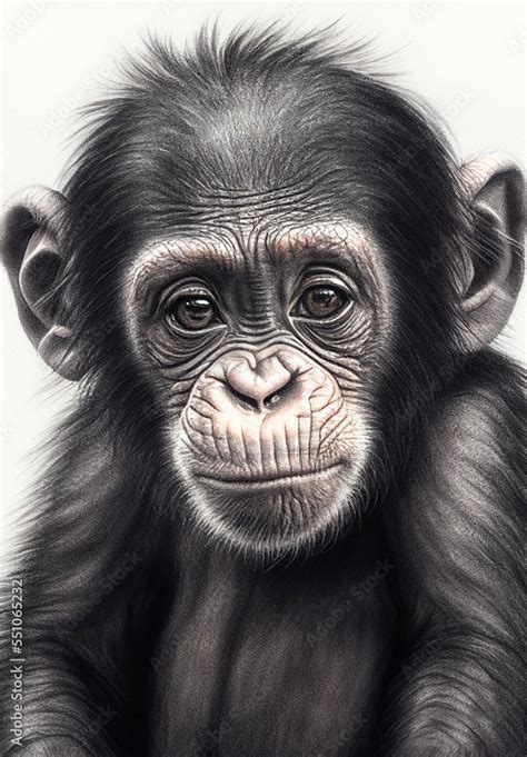 Monkey Drawing Realistic