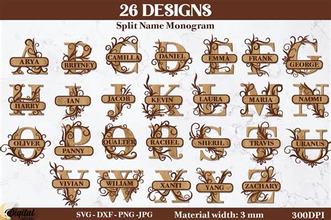 Download Monogram Bundle Cut Images