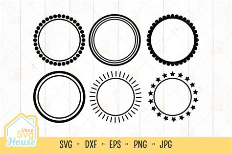 Bringing Elegance to Your Crafts with the Exquisite Monogram Circle SVG Design