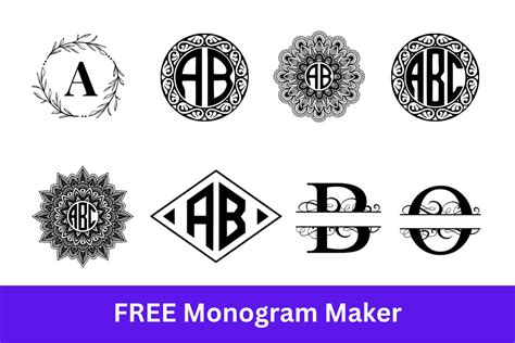 Download Monogram Split Maker Files Free PSD Mockups