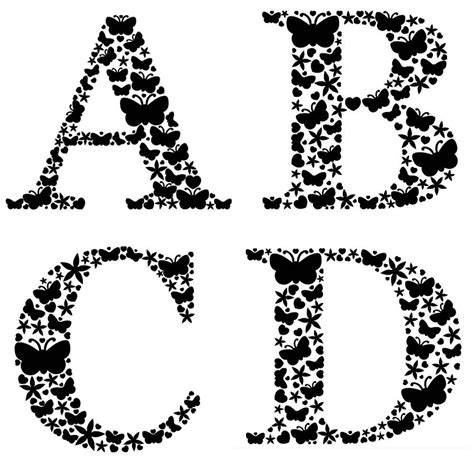 Download Monogram Sweet Alphabet Cut Files