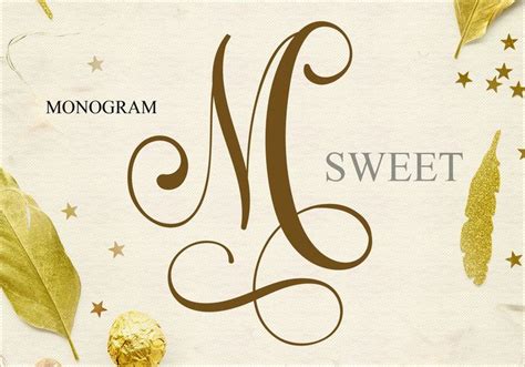Download Monogram Sweet Alphabet Easy Edite