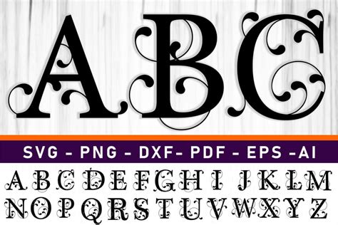 Download Monogram Sweet Alphabet Files for Cricut