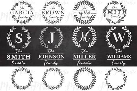 Create Beautiful Wreaths with Monogram Wreath SVG Free – Download Now!