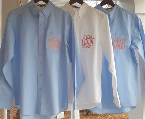 Personalize Your Style with Monogrammed Button Down Shirts