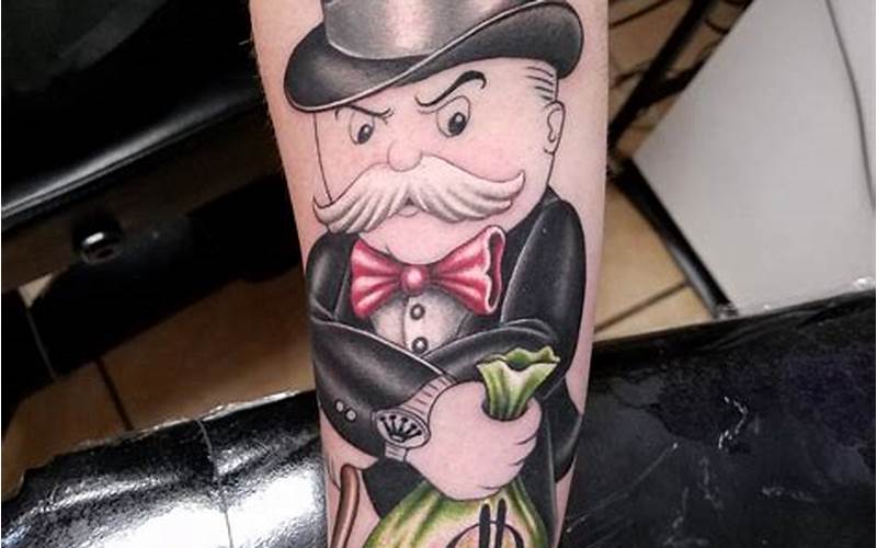 Monopoly Man Tattoo Care