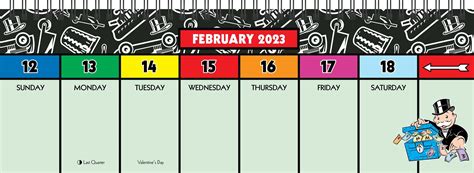 Monopoly Events Calendar