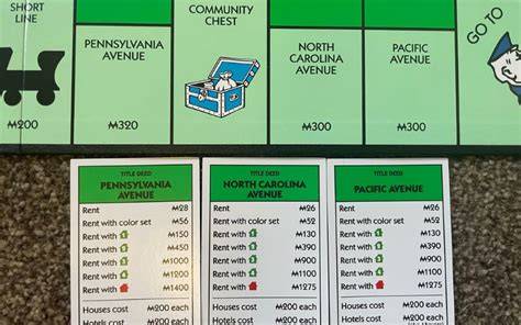 Stake Your Claim with Monopoly's Enviable Green Property Cards - Dominating the Board with Sustainability and Style