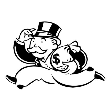Strike it Rich with Monopoly Man SVG: Add a Touch of Class to Your Designs!