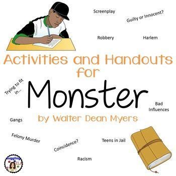 Monster By Walter Dean Myers Worksheets