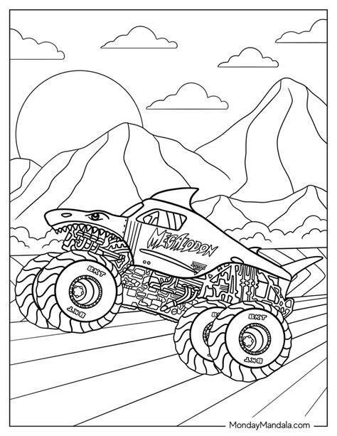 Monster Jam Coloring Page