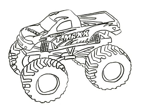 Monster Truck Color Pages