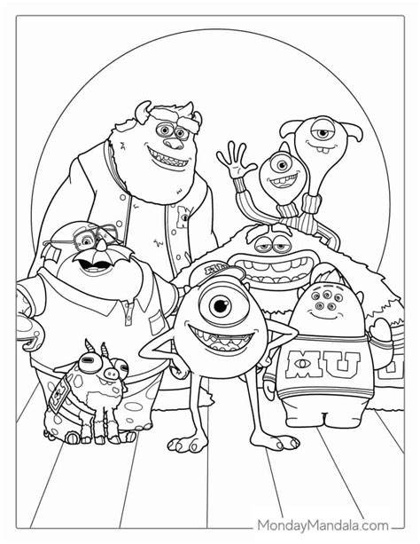 Monsters University Coloring Pages
