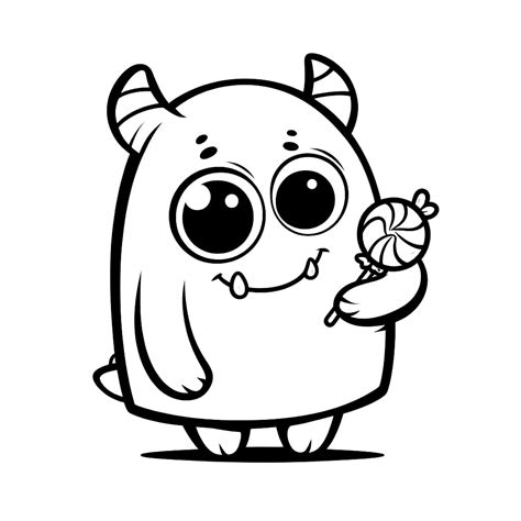 Monstre Tegninger Cute