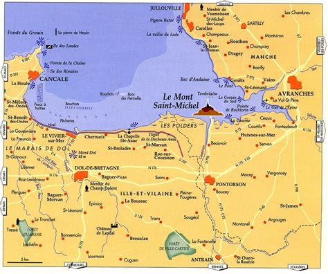 Mont St Michel Map Verjaardag Vrouw 2020